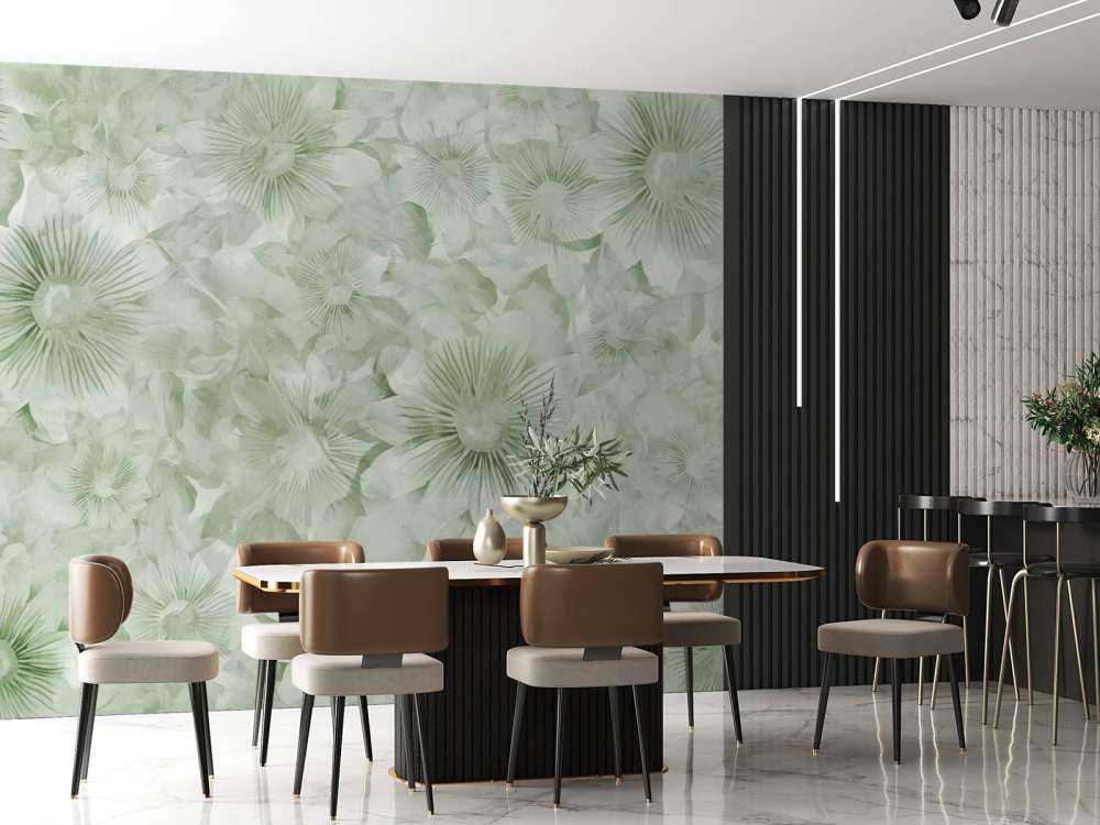Botanische Aquarell-Eleganz Feldgrün
