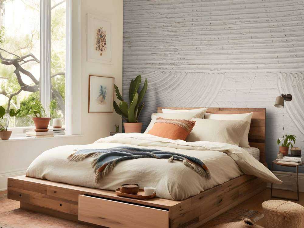 Linien und Strukturen in Off-White