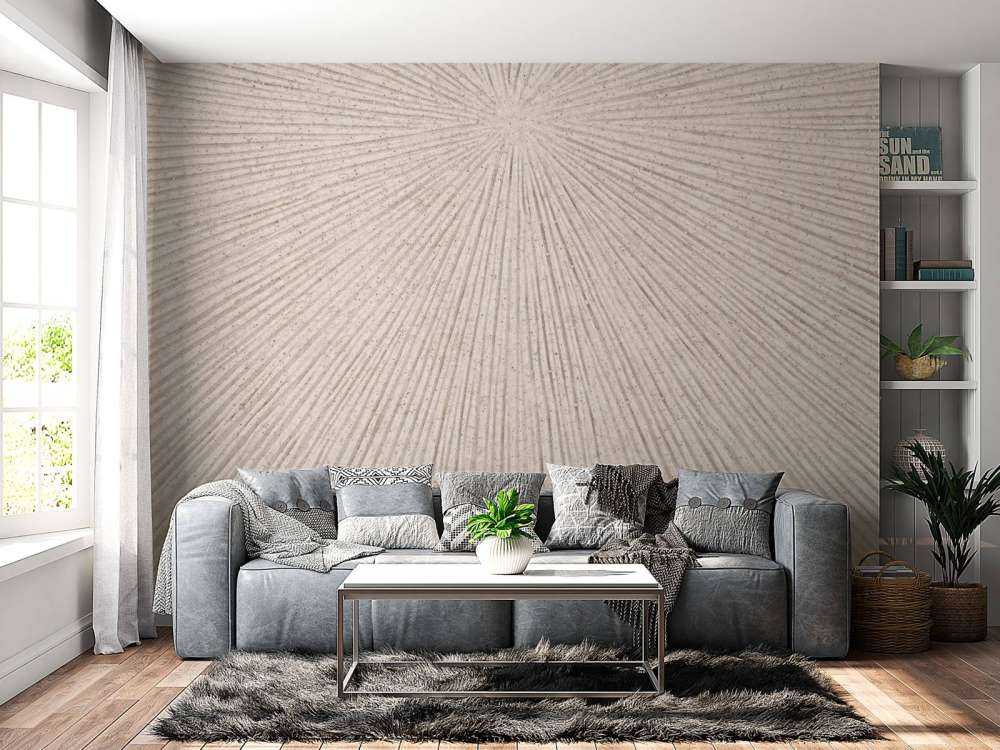 Textur mit Linien in Leinenbraun