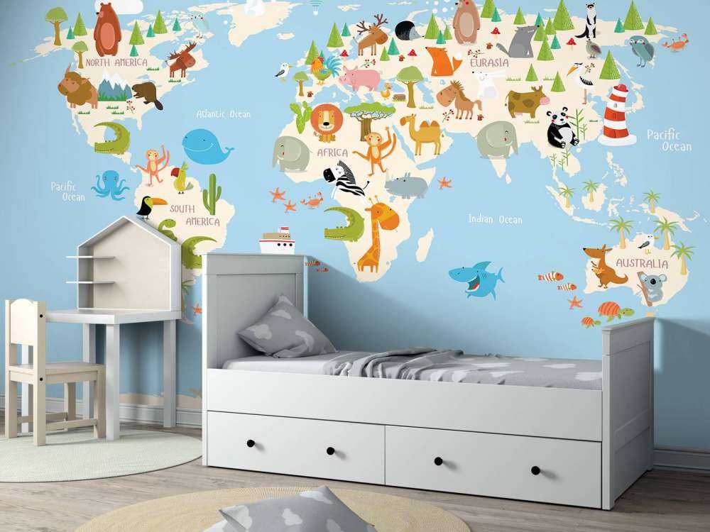 Karte der Welt