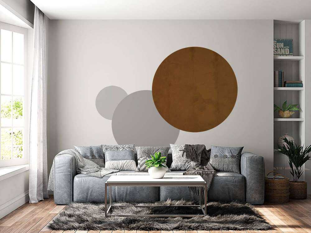 Leberbrauner Beton