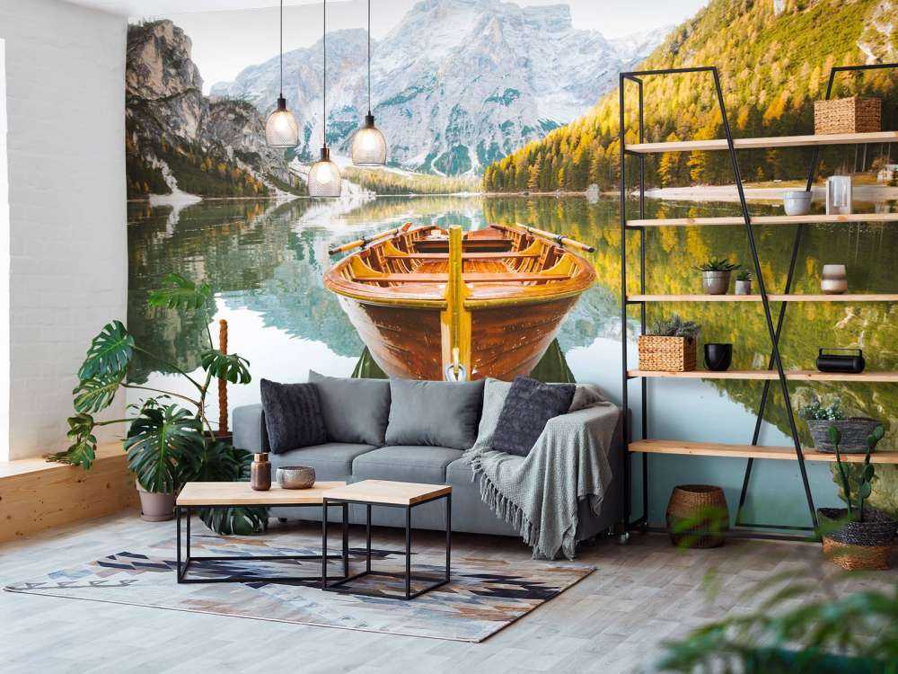 Ruderboot im See