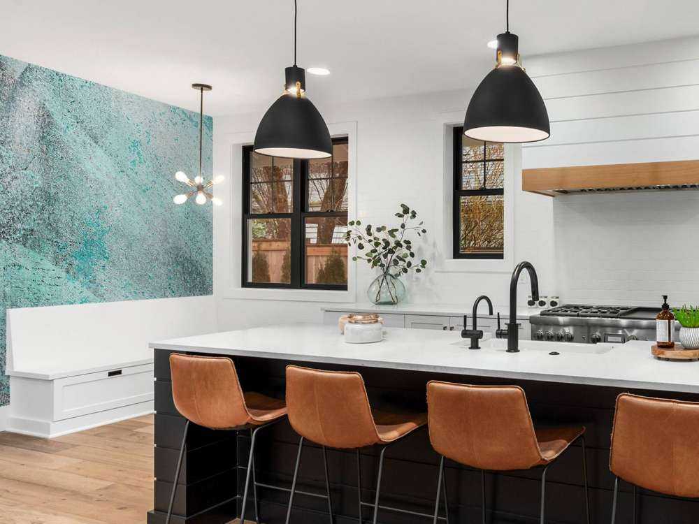 Grüne abstrakte Kunst