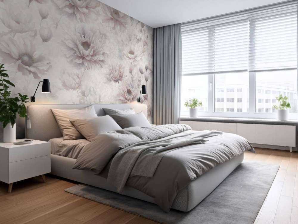 Romantische Wand Orange