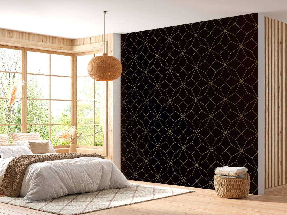Abstrakte Linien, Gold