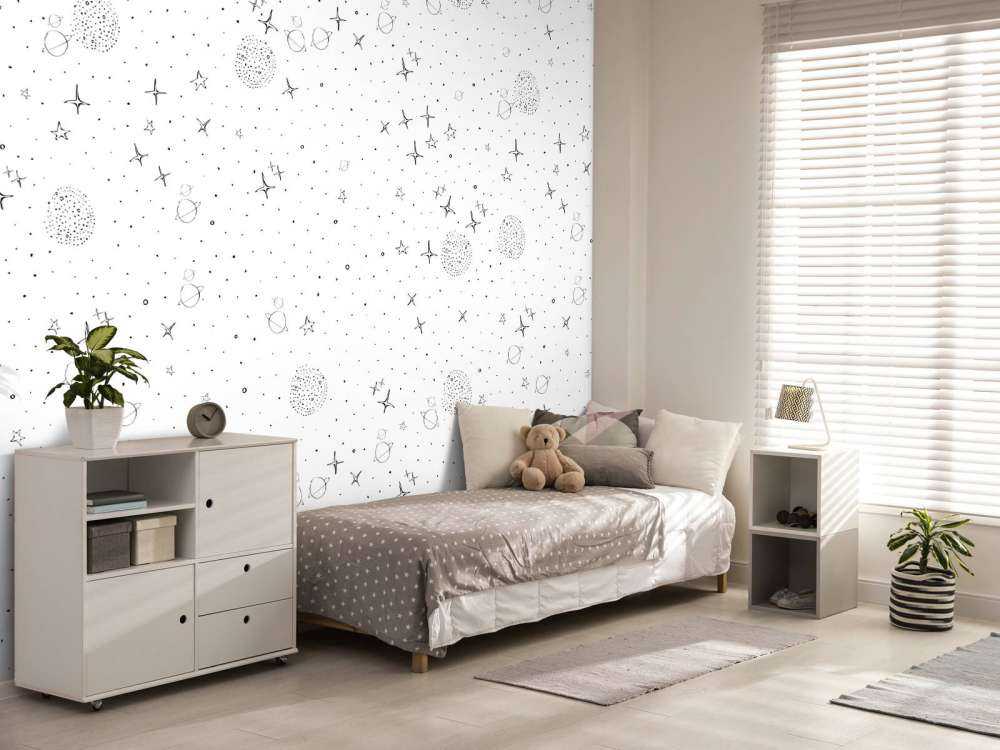 Leermuster schwarz-weiß