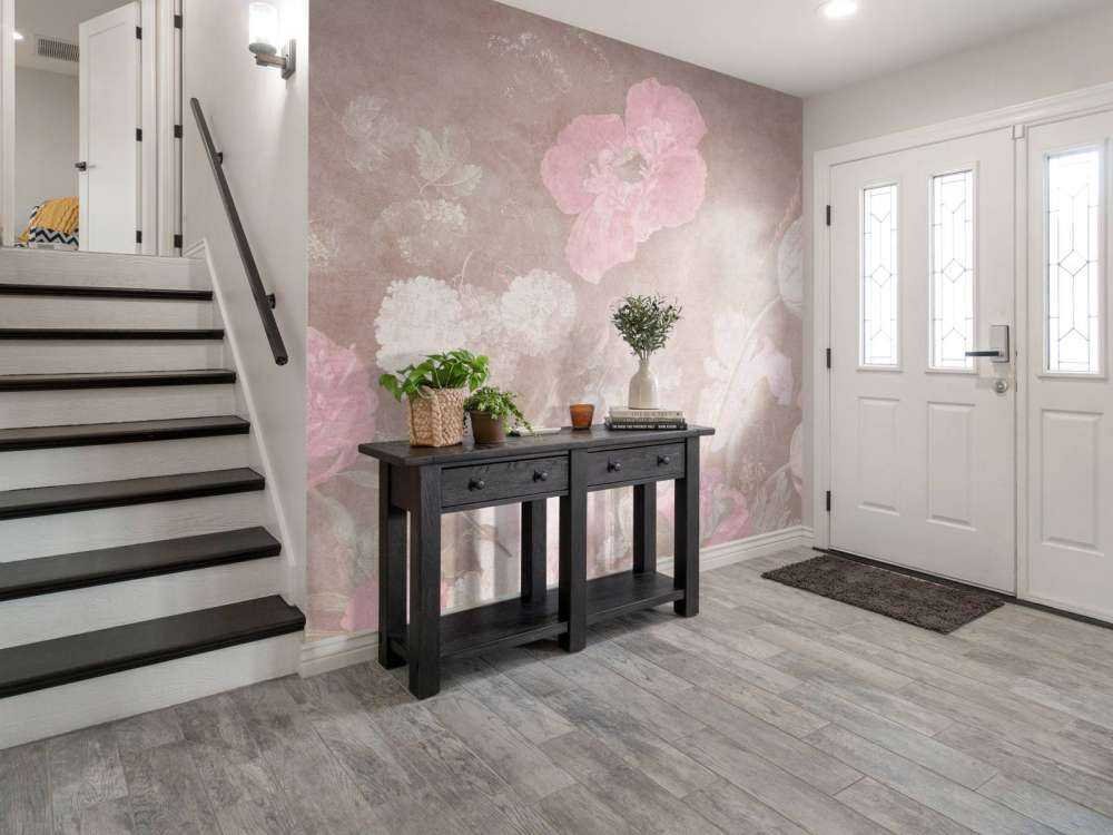 Barockblumen-Stillleben - vintage pastell