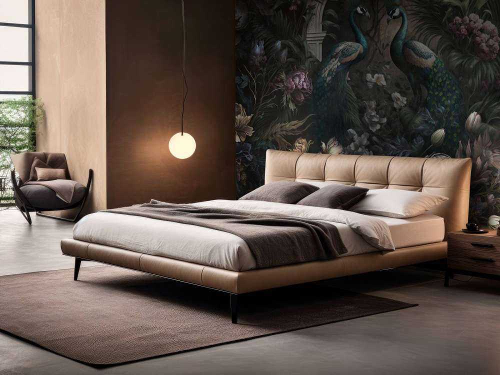 Pfauenflüstern im dunklen Garten