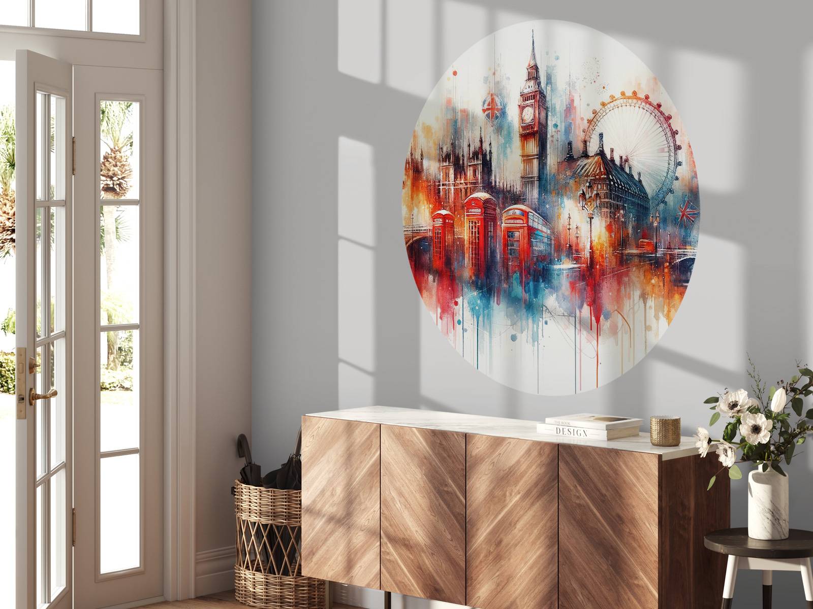 Aquarell London Skyline