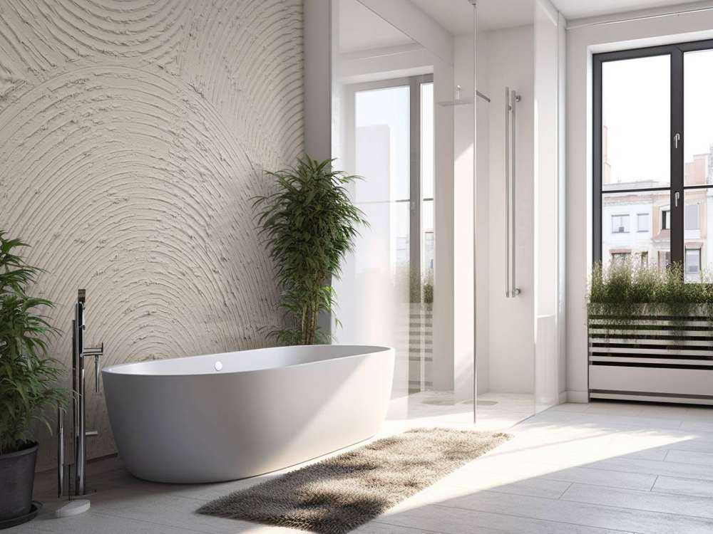 Zen-Kreise in Leinen