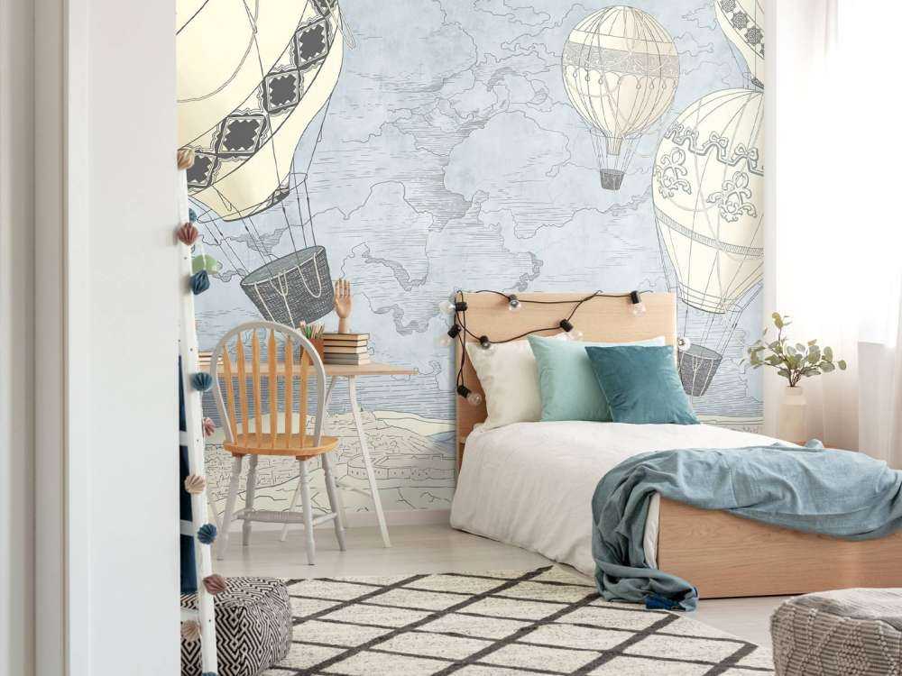 Moderne Heißluftballons