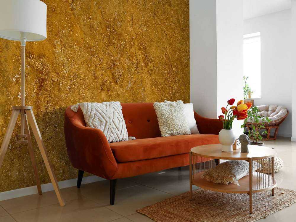 Goldfarbener Marmor