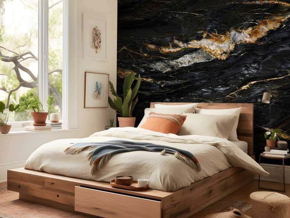 Robuster dunkler Marmor