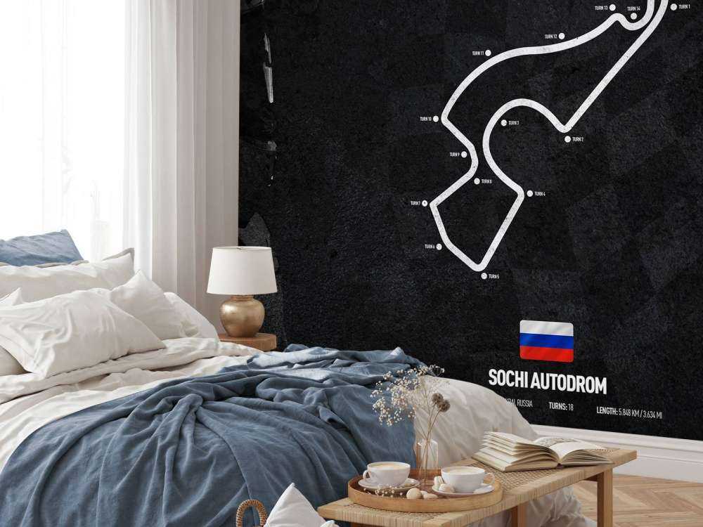 Formel 1 Strecke - Sotschi Autodrom Russland GP - Rusland