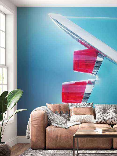 US classic car 1959 Adventurer tail fin abstract