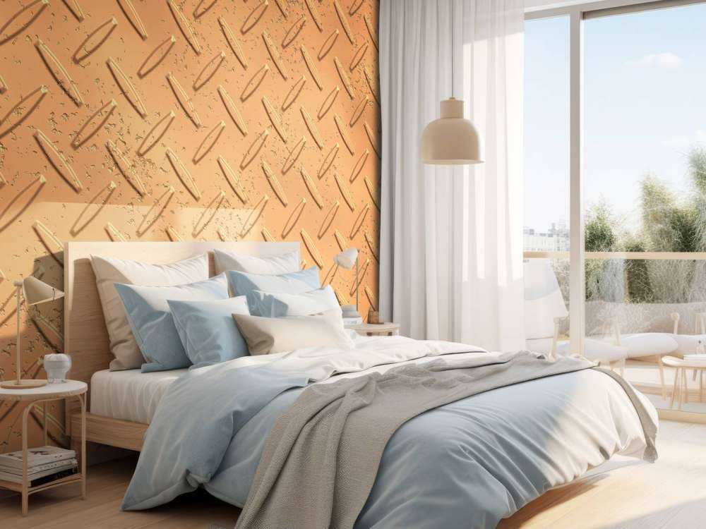 Metallplatte aus Bronze