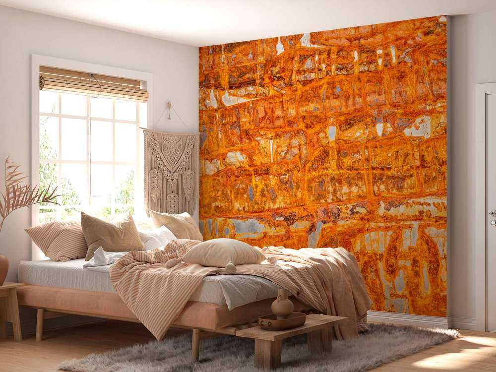 Verrostete Metallplatte