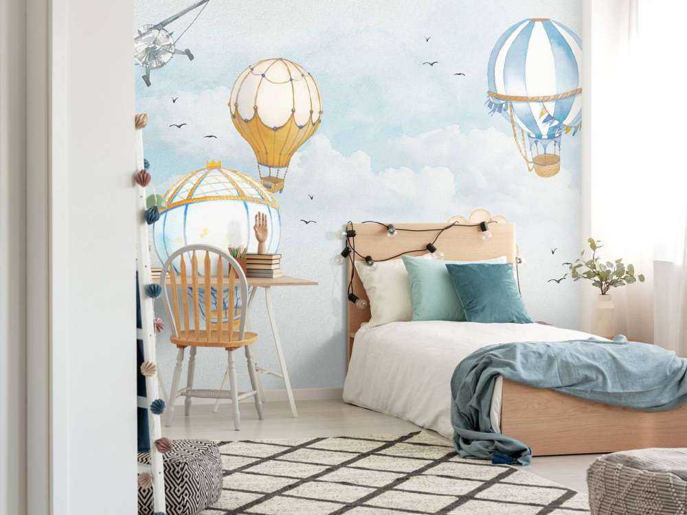 Luftballons blau
