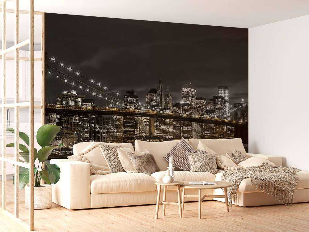Brooklyn Bridge bei Nacht