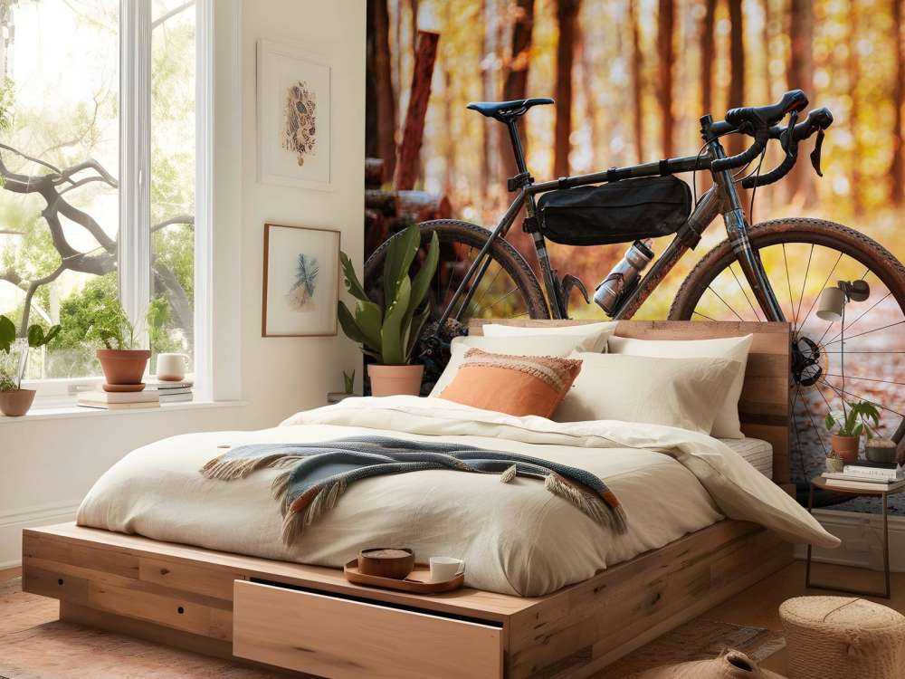 Fahrrad im Herbst