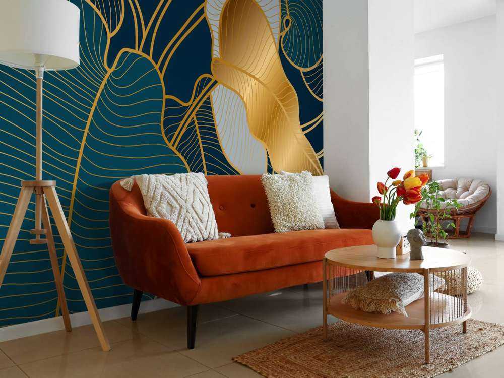 Luxuriöses Gold Art Deco