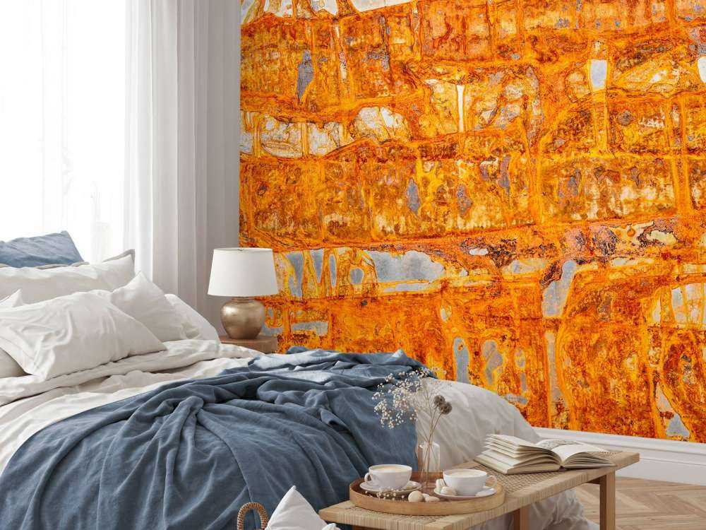 Verrostete Metallplatte