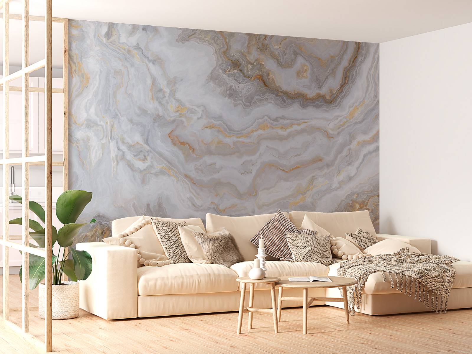 Gewellter Marmor