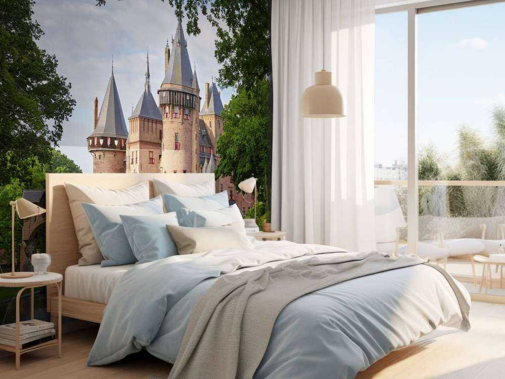 Schloss de Haar vom Garten aus