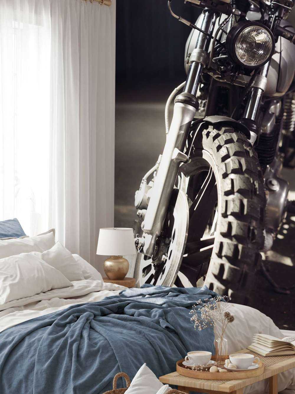 Vorderansicht Motorrad