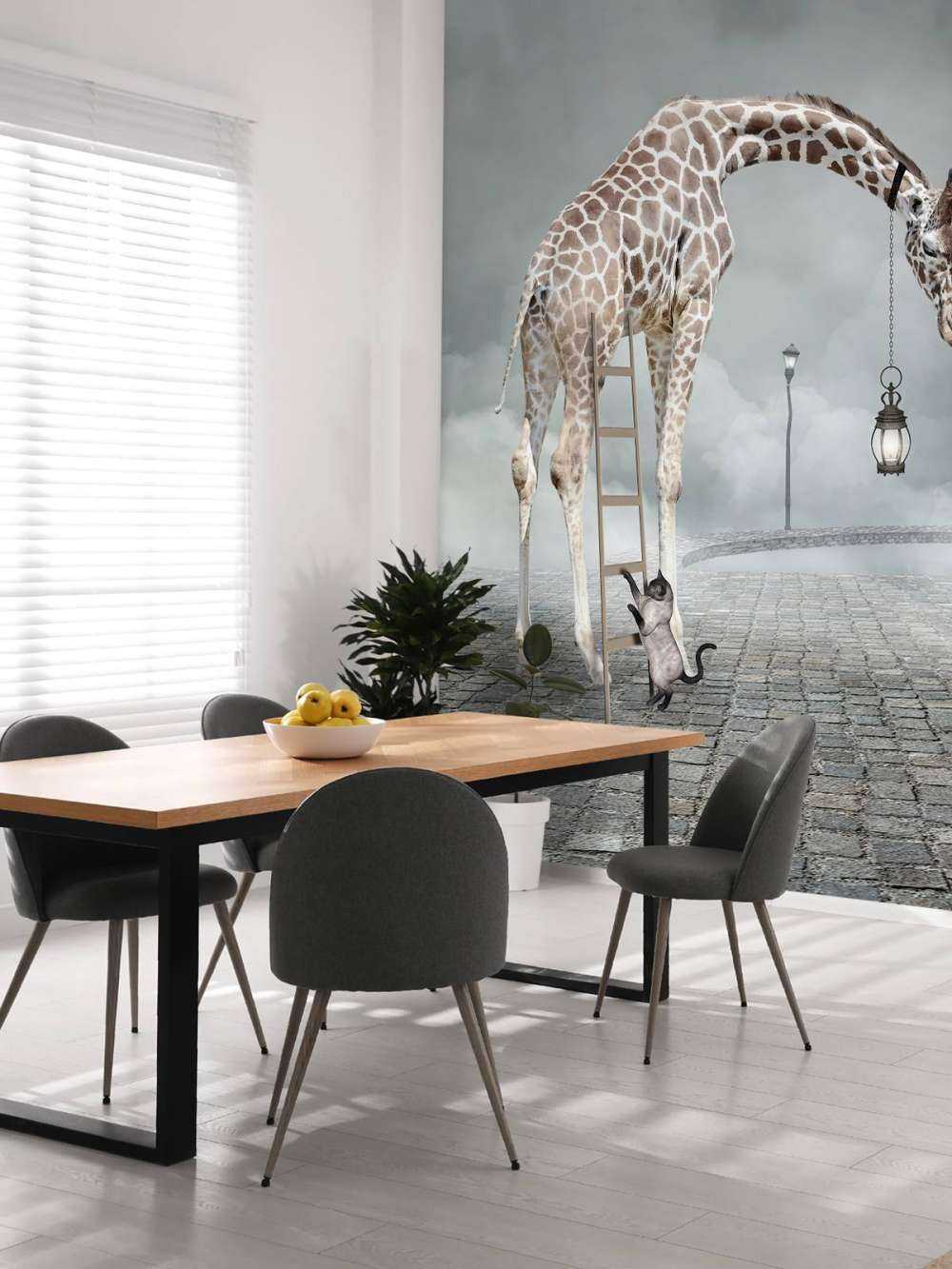 Phantasielandschaft mit Tieren