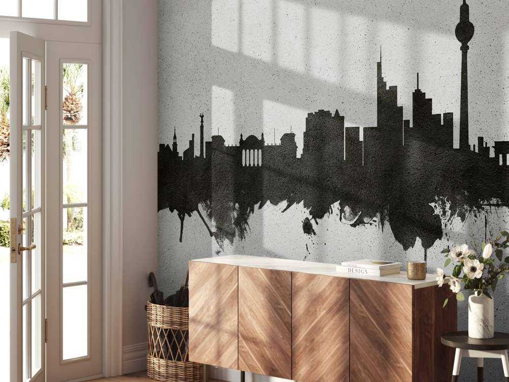 Aquarell-Skyline, Berlin