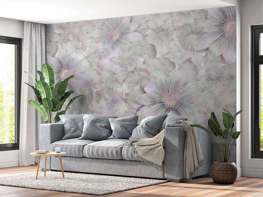 Botanische Aquarell-Eleganz Flieder-Dämmerung