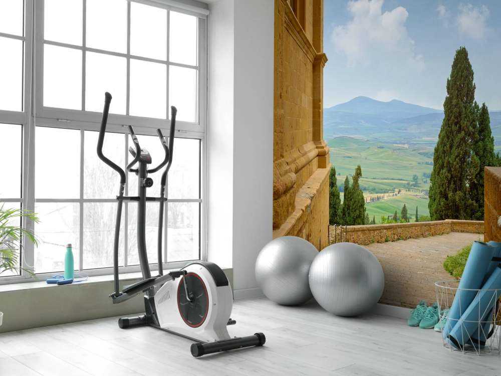 Treppe aus italienischem Dorf