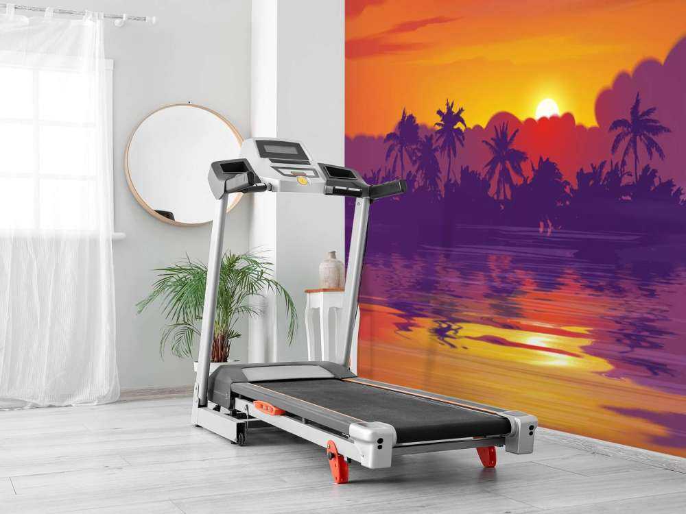 Farbiger Sonnenuntergang