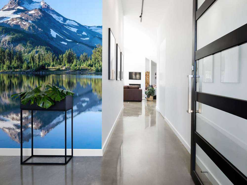 Fototapete Berge von Schnee