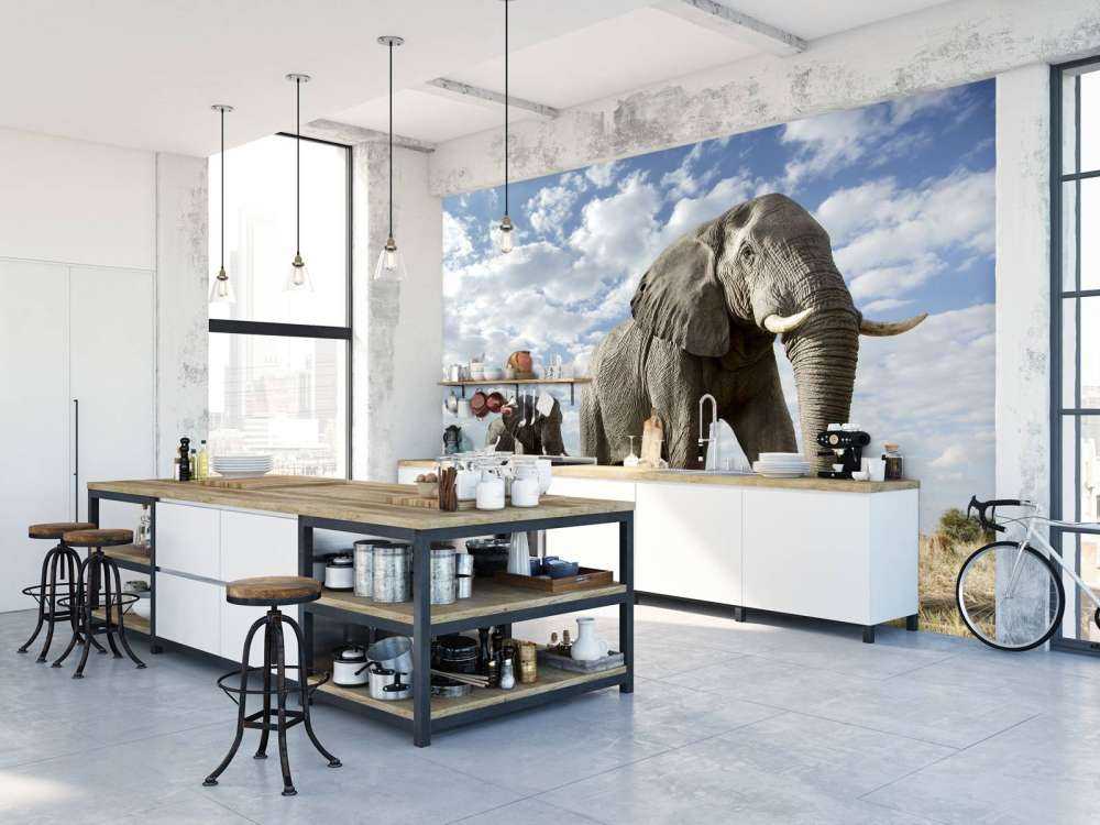 Vorbeiziehende Elefanten