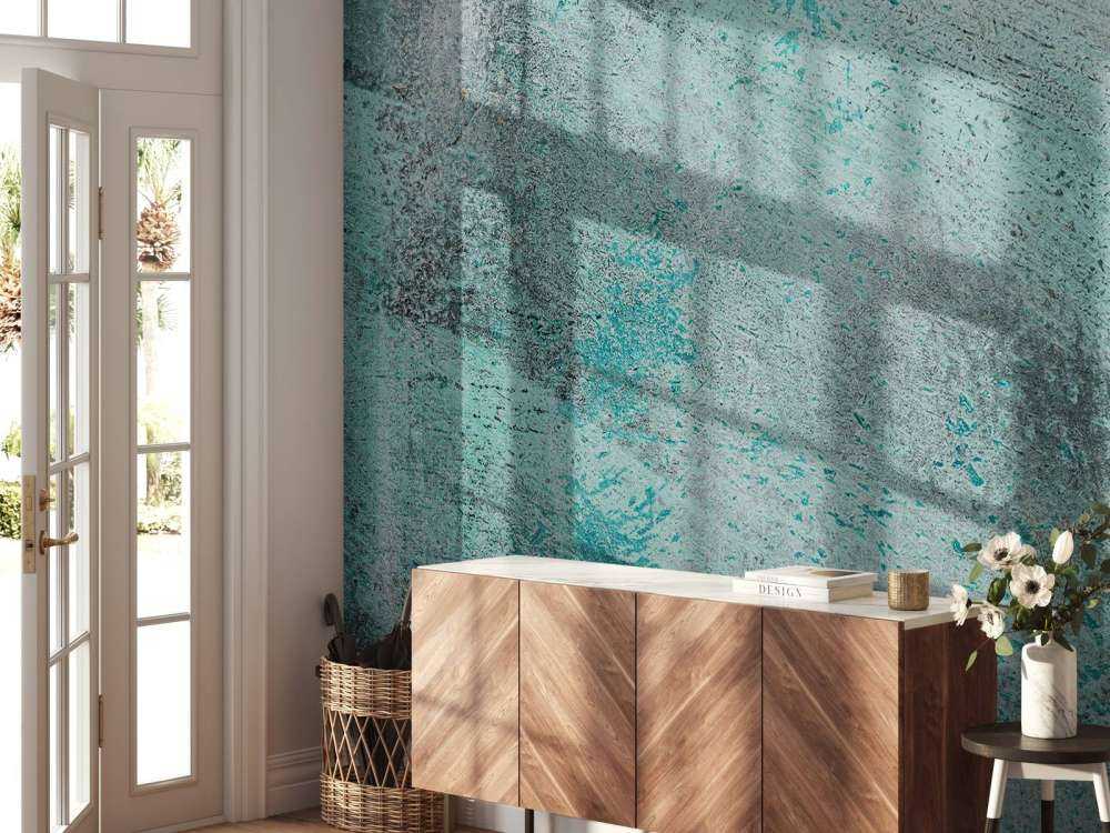 Grüne abstrakte Kunst