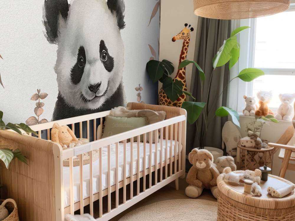 Kleiner Panda im Dschungel taupe