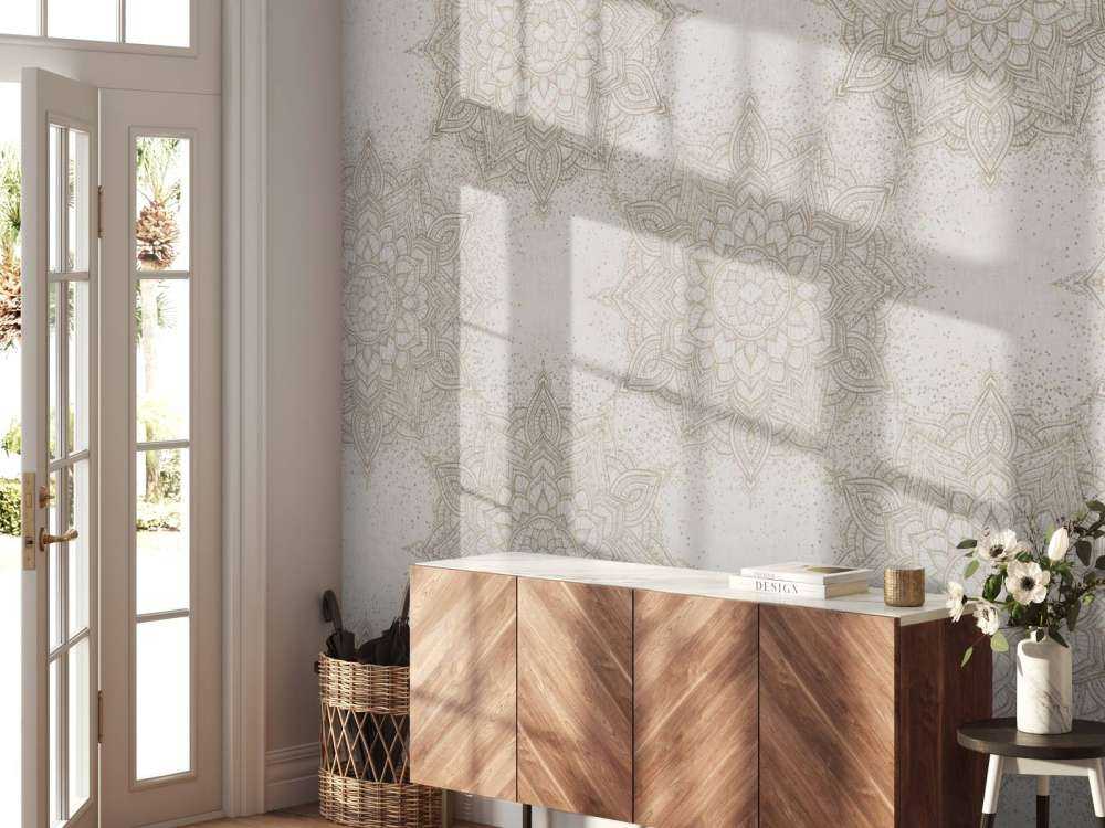 Marrakesch-Magisches Mandala - beige