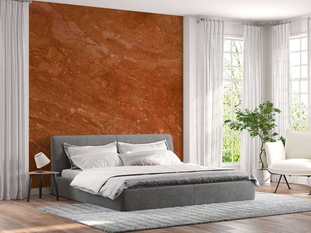 Terrakotta Marmor mit verspieltem Effekt