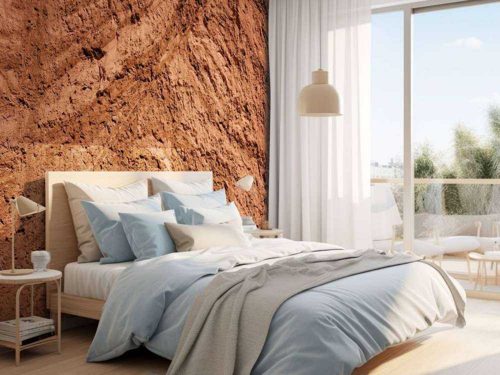 Grobe Terrakotta Struktur