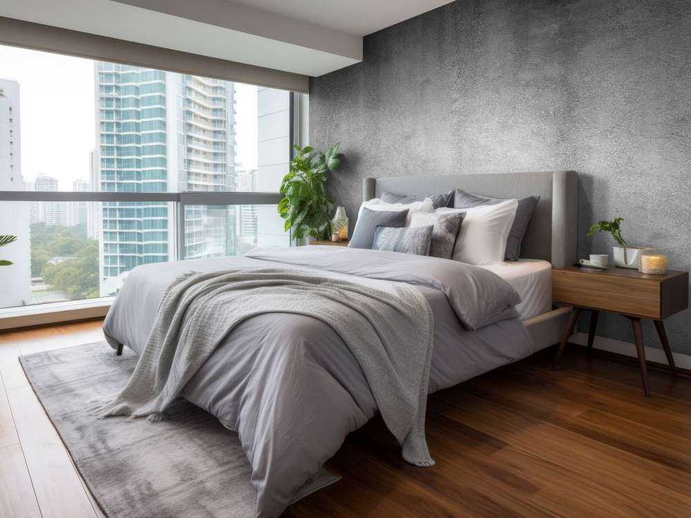 Detaillierter grauer Beton