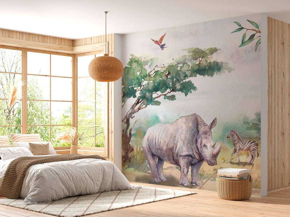 Aquarell Dschungel