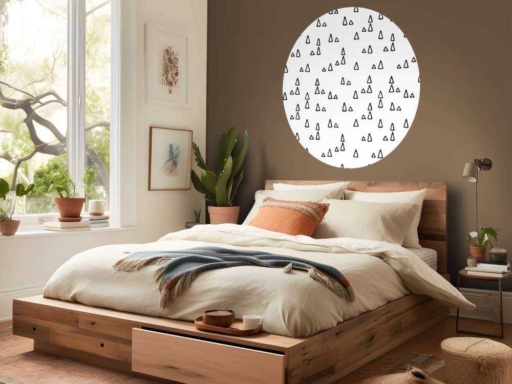 Schwarz-weiße Dreiecke