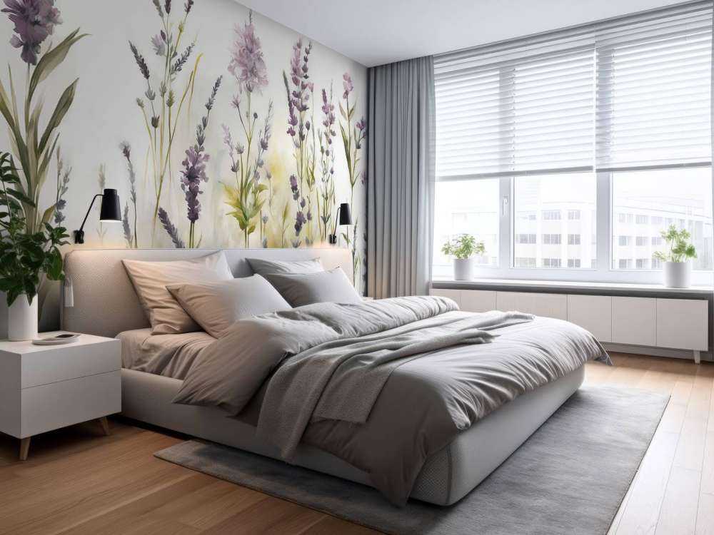 Lavendellicht Nahtlos Warm Beige