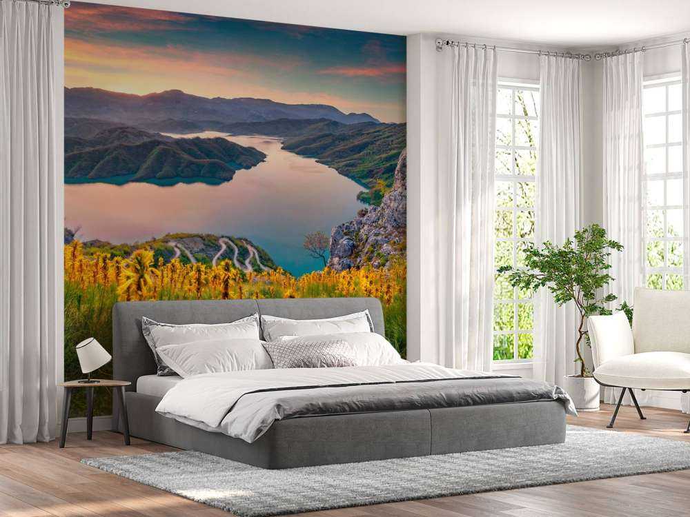 Sonnenaufgang auf dem Bovilla See