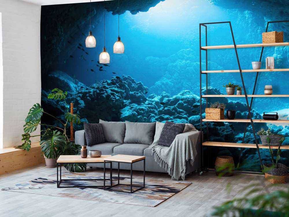 Höhle unter Wasser