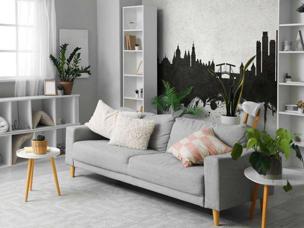 Aquarell-Skyline, Amsterdam