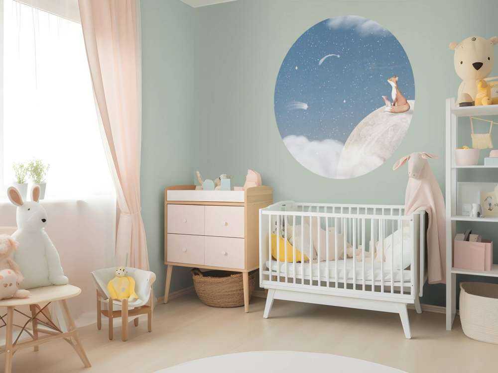 Fox on the Moon - Blue