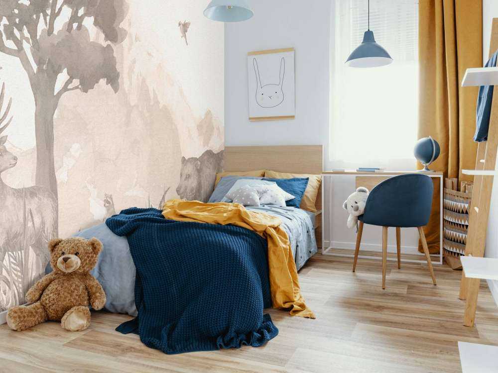 Waldtiere in Taupe
